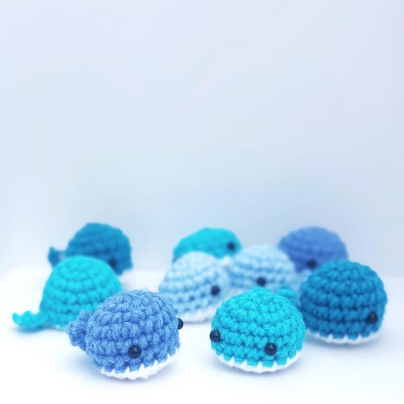 hand made small whales - 1